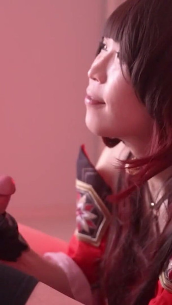 Stunning moment from "Blowjob Honkai StarRail Sparkle cosplayer, hentai japanese shemale cosplay 12"