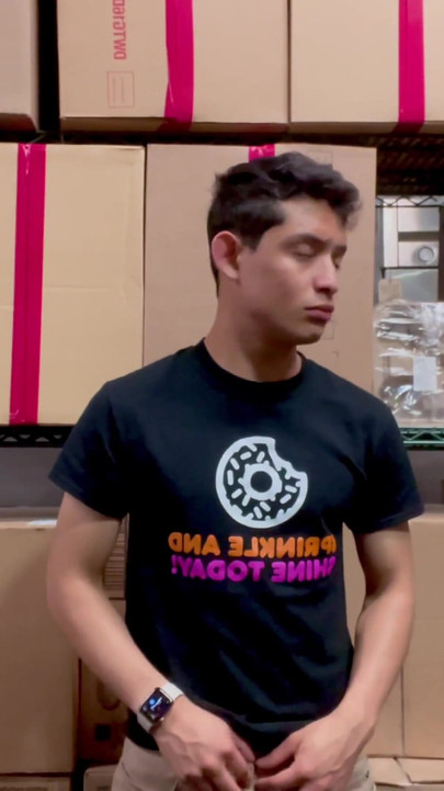 Jaw-dropping moment from "Sexy Latino Stud Blows Loads In Public Train"