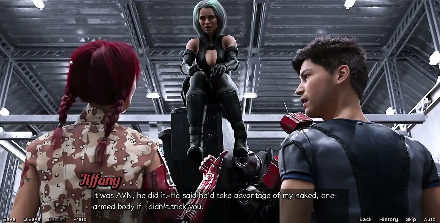 Stranded in Space - Checking Out the Cute Robot Girl