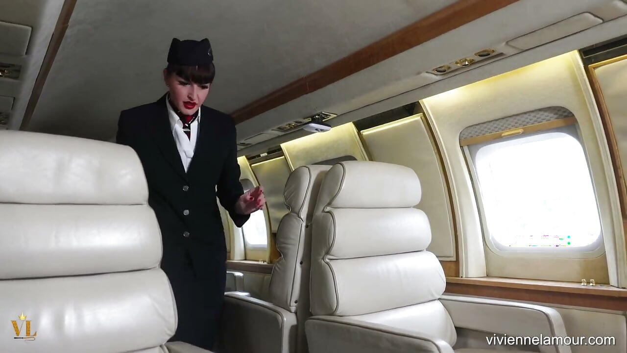 Vivienne L'amour - sudut pandangan pertama jet persendirian - BJ Bribery