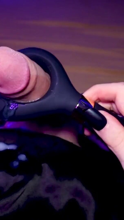 Must-share moment from "POV: Trans girl cumming twice jerking her big cock with a vibrator POV"