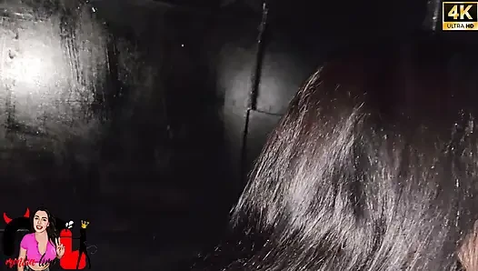 I couldn't resist the hot black cock and ended up giving my ass in front of the cuckold!