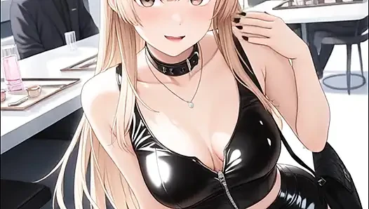 Dicke titten, anime-mädchen, hardcore-zusammenstellung - creampie, abspritzen