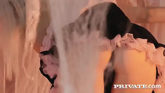 Teen Miss Melissa Celebrating a Horny Halloween Sex Party