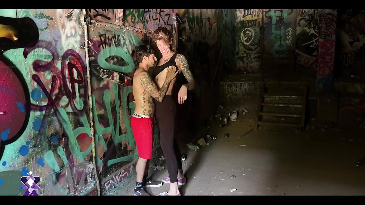 Trans Girl Public Fucking of a Trans Man in an Abandoned Powerplant