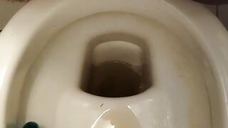Plassen in het toilet - wie wil het drinken?