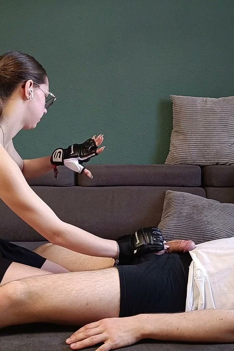 Topless Ballbusting Destruction