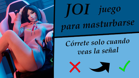 Spanish JOI hentai (interactive) - Edges y orgasmos arruinados.