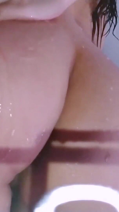 Thrilling moment from "SEXY college girl in the shower SPANKING her ASS really HARD"