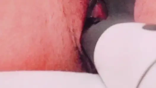 Asian teen loves playing her pussy with vibrator alone