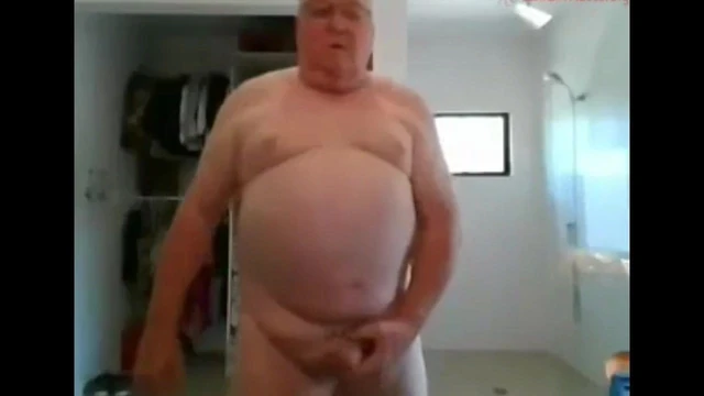 grandpa show on webcam