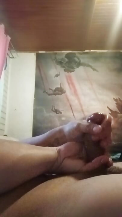 masturbating with oil