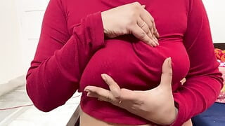 Deshi bhabi play with her tits and masterbate