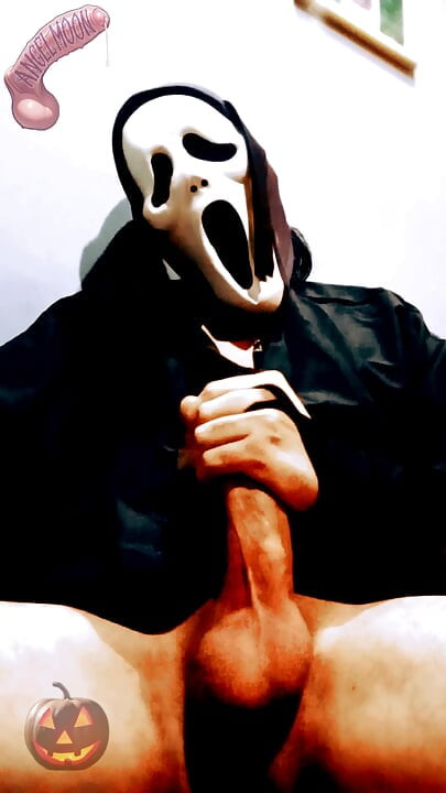 SCREAM A LOVE STORY A dominant guy with a Ghostface mask and a huge cock breaks into your home on Halloween night to ejaculate