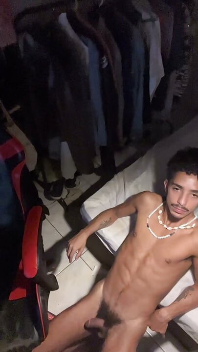 Little Bitch Jerking off Talking Bitching and Showing His Feet