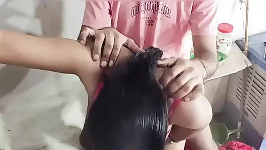 Трах киски задницей, член, сосание киски, сосание груди, сосание молока из груди и сидение на члене раком и лежа прямо на хинди аудио