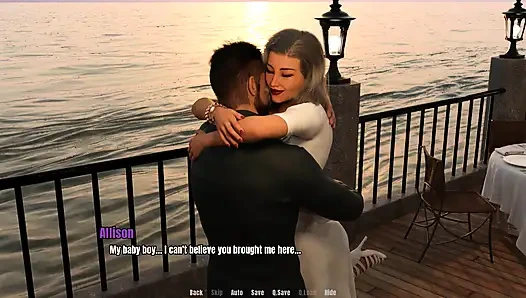 Grandma's house: the younger guy and beautiful mature MILF on a romantic date ep 56