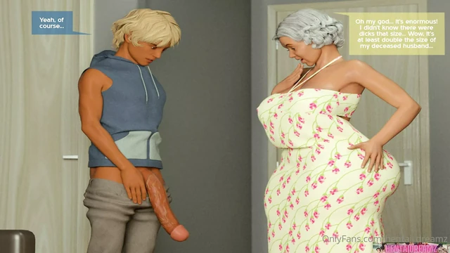 My Girlfriend's Grandma Wants My Big Cock