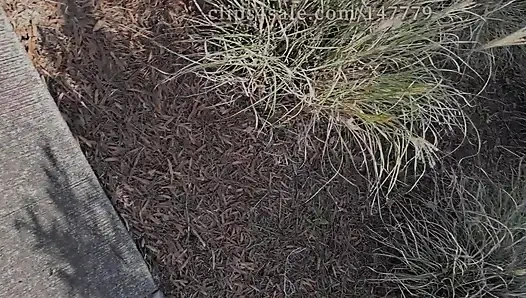 Hot Fudge Tasty Feet Left Foot Wrapped at the Bus Stop