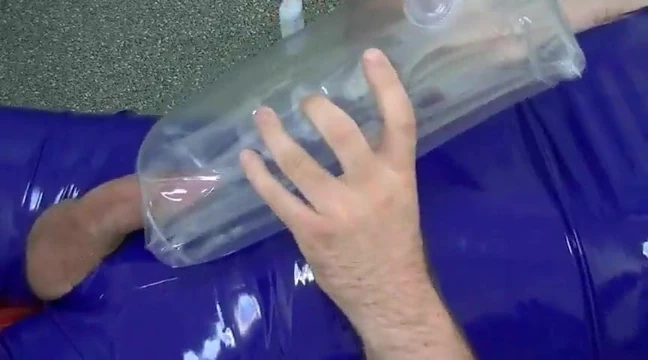 testing the transparent semen sampler