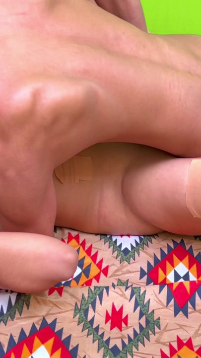 The boy called his girl friend to the room and fucked her by dressing her in flesh | Clip 3