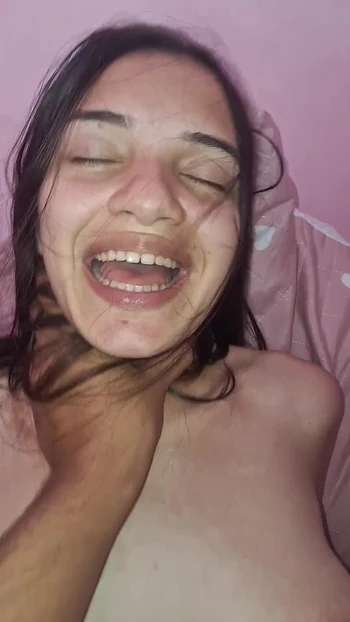 Jaw-dropping moment from "Slutty With Girlfriend, Putting A Bottle Of Vodka In Her Tight Pussy, Then I Finish With My Cock!"