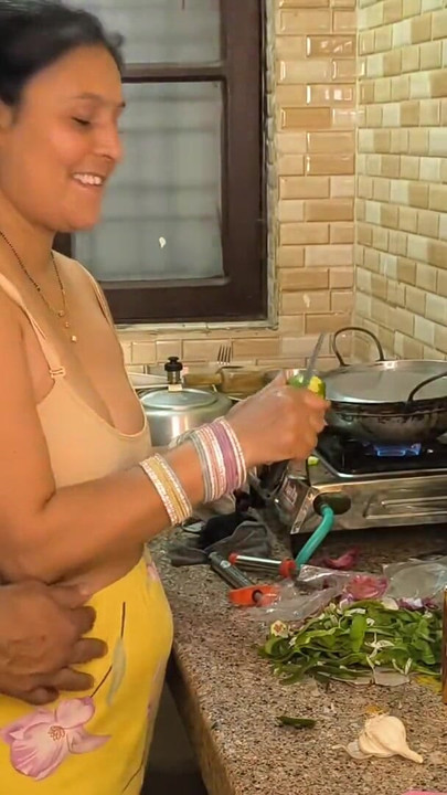 Iconic moment from "Cooking sex in kitchen"