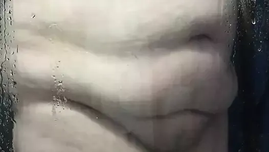 Mature big tits BBW Alex in shower. Who wants to help soap these big tits up?