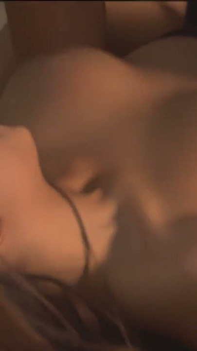 These sexy black stockings make the pretty brunette look | Clip 2