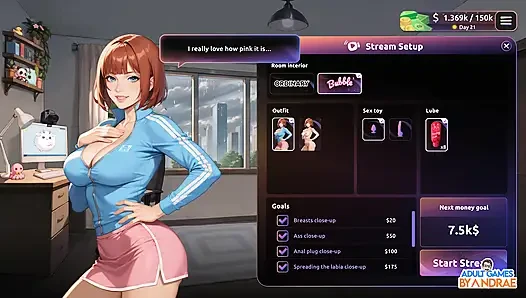 Ep5: Waifu's yayınım viral oluyor, Roxanne'nin kostüm dükkanı ve akış yükseltmesi