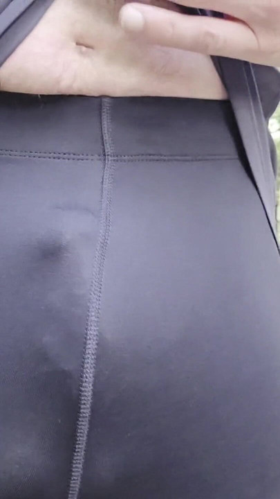 Iconic moment from "Morning run. Bulge in my lycra"