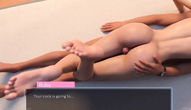 Midnight Paradise Cap 40 - My Blonde Step Sister Gives Me a Thigh Job
