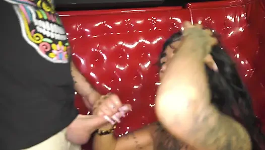 Young Woman Sucks a Highly Erect Cock