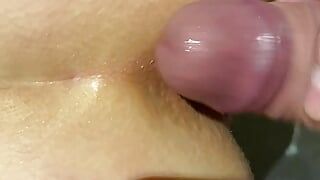 Pissing after sex on both holes with SluttyShanna
