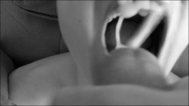 Close up cumshot slow mo