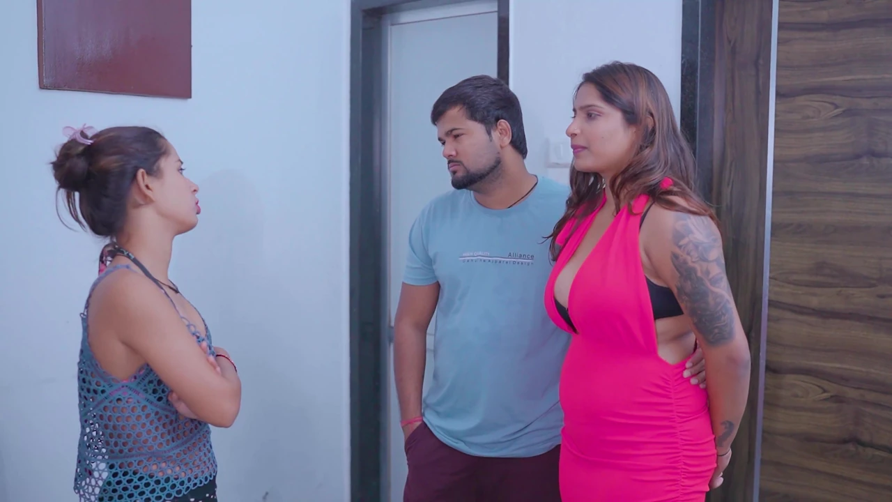 Threesome  step brother Indian Girls sex with boyfriend Hardcore Clear Hindi audio