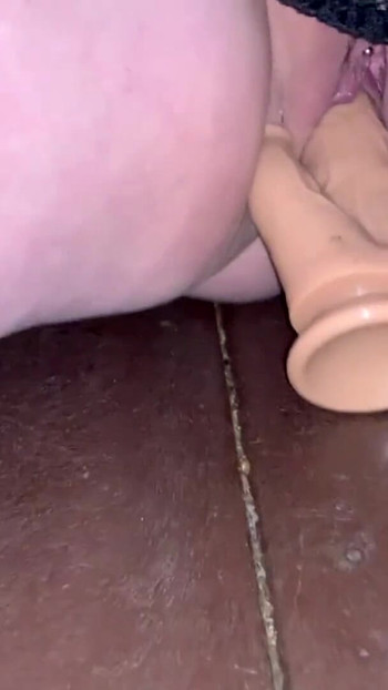 Emotional moment from "Fucked with dildo in public"