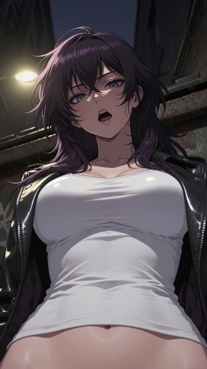 Mulher anime misteriosa no beco lateral seduz você | Clipe 1