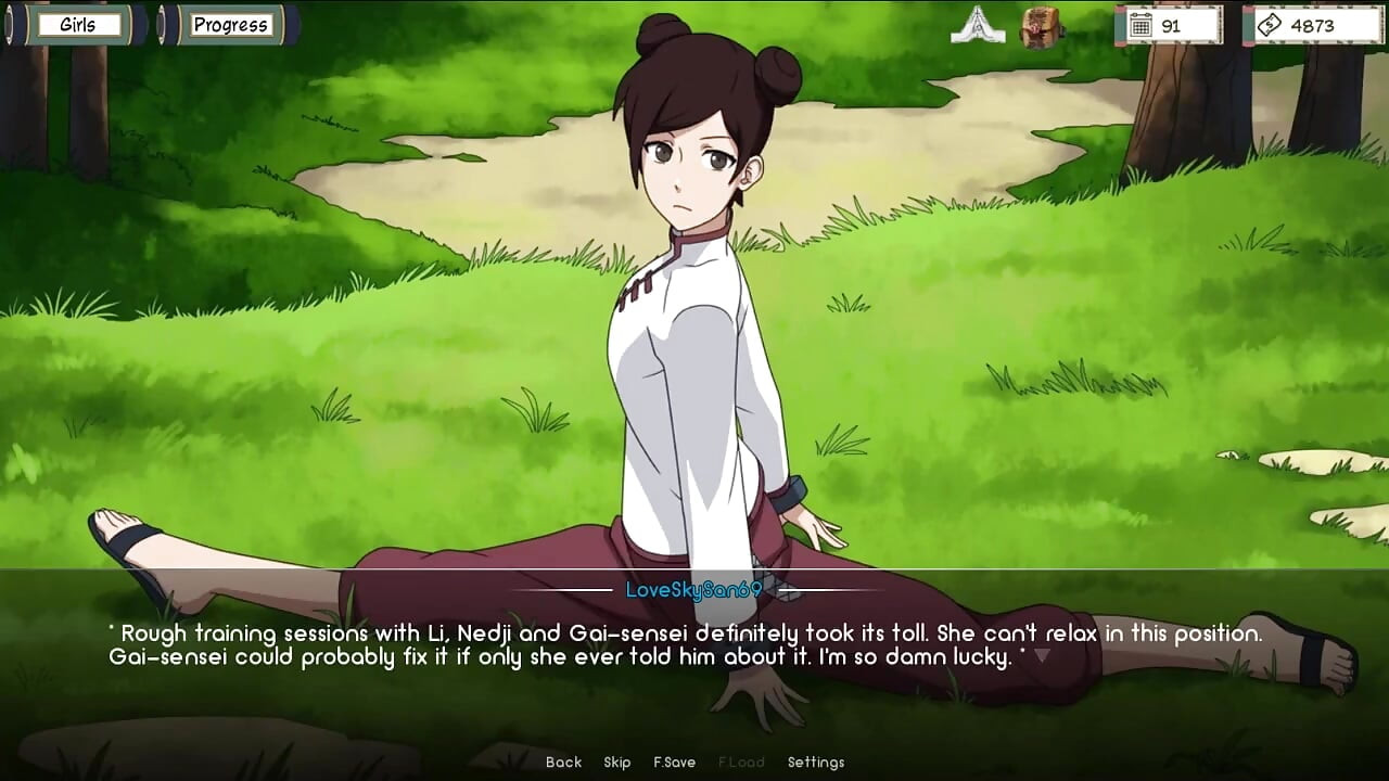 Naruto - Kunoichi Trainer v0.13 Part 39 Ten Ten Massage by Loveskysan69