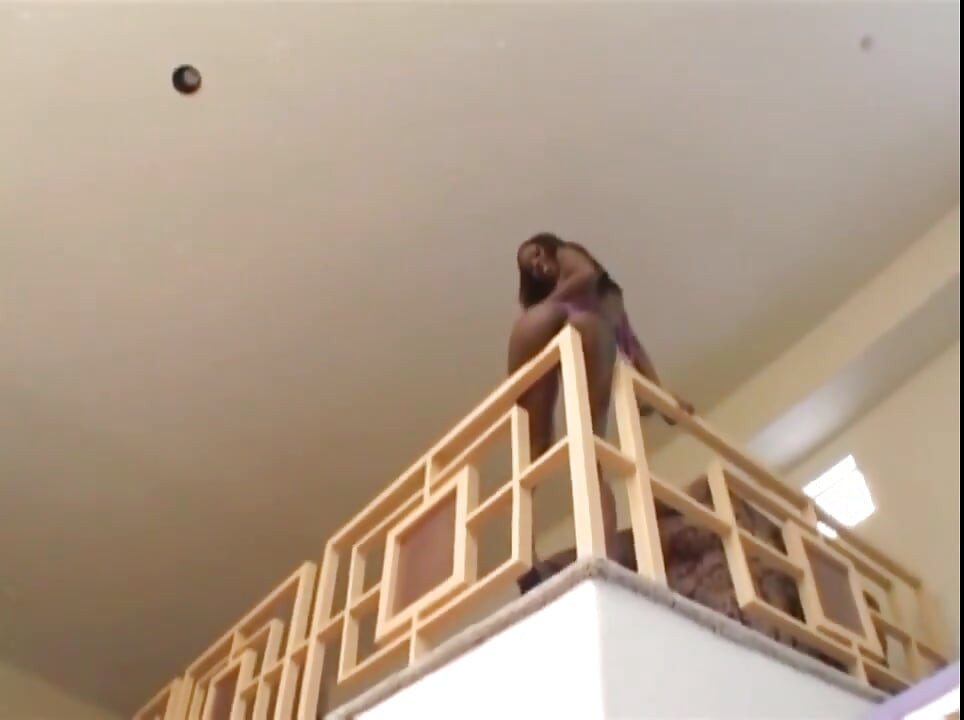 Hot ebony slut for a big white solid cock!
