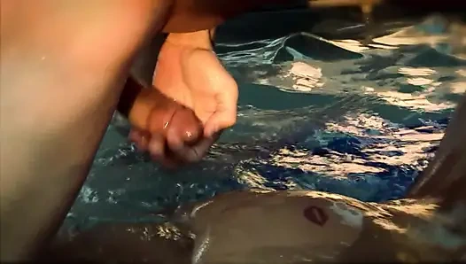 Hot Amazing Pussy Fuck in the Pool: a Slutty Blonde for a Big Hard Cock