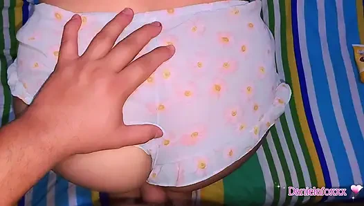 My stepmom teaches me how to fuck