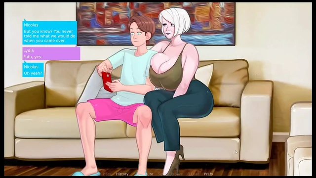 Sexnote - All Sex Scenes  Taboo Hentai Game Pornplay  Ep.42 Grand Stepmom Is Sucking Cock While Sexting!