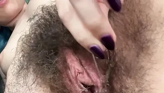 Schmutzige sahnige feuchte muschi