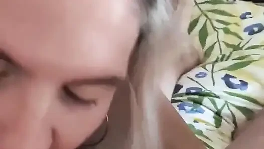 Tania1988 sucks a 65 year old cum in my mouth