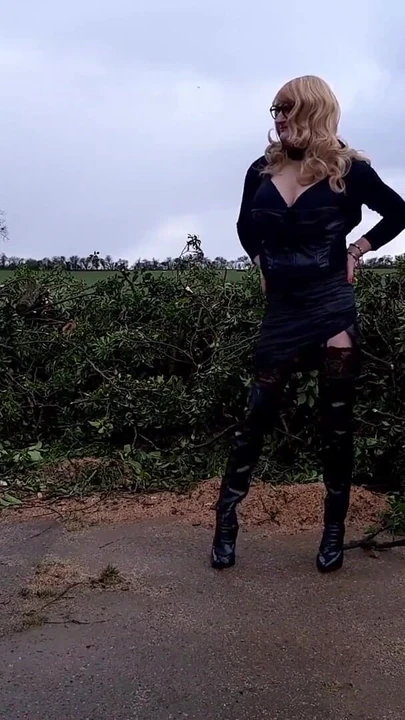 Key moment from "Crossdressing in the Countryside"