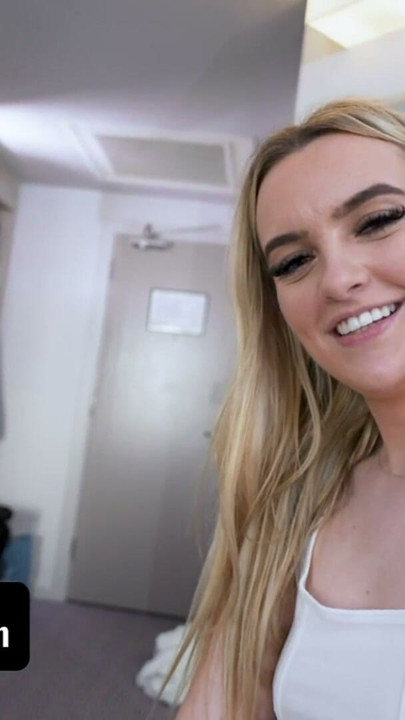 Gorgeous Blonde Housekeeper Lacey Amour Fucks Her First Ever Sugar-Daddy In His Hotel Room | Clip 1