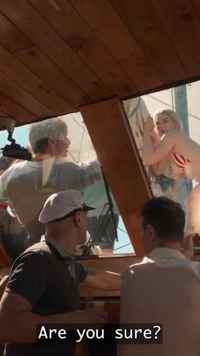 VIP4K. Will this blonde with big boobs cheat on her boyfriend for money? | Clip 2