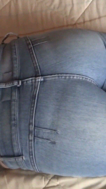 Enjoy my ass with my jeans on and my jeans down, I need a cock inside my ass | Clip 3