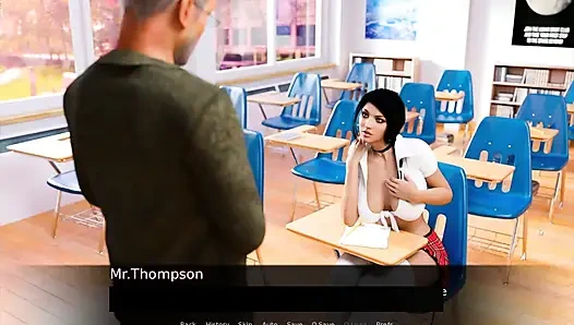 18 Plus School Girl Having Sex With Older Teacher In Classroom Caught By Cleaner Man